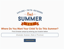Tablet Screenshot of bestsummeryet.com